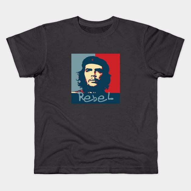 Che Rebel Kids T-Shirt by DavidLoblaw